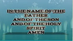 Why do Catholics make sign of the cross