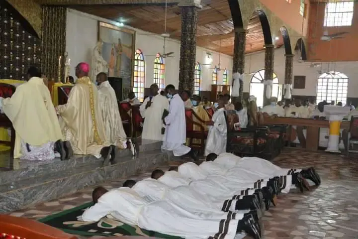 Ordination of Catholic priest 
