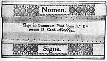 Pope ballot paper 