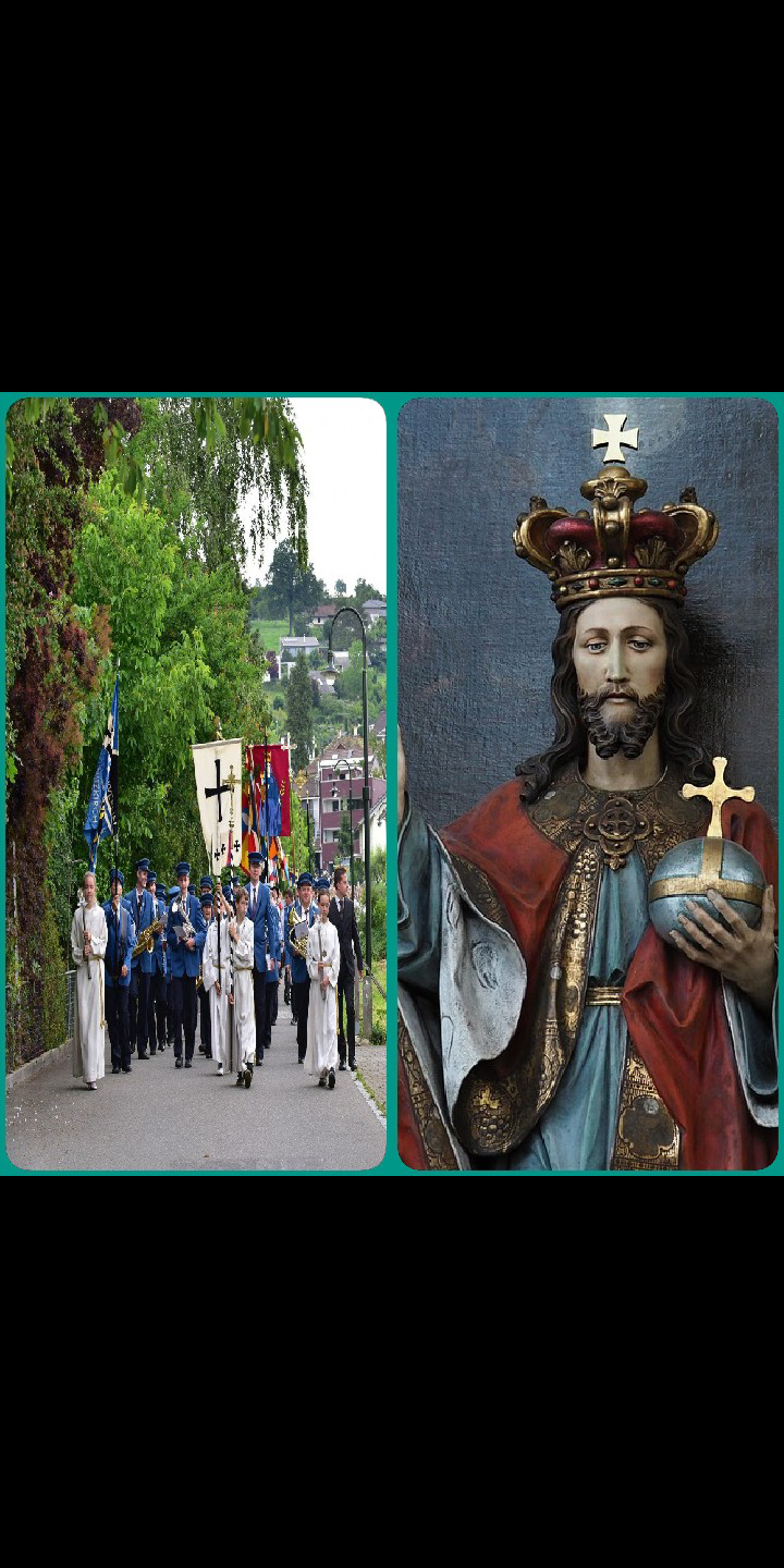 What is the feast of Corpus Christi and Christ the king