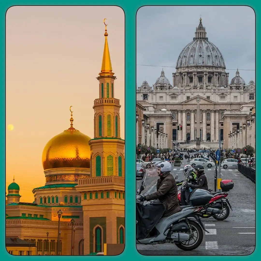 Comparison between Islam and Catholicism.