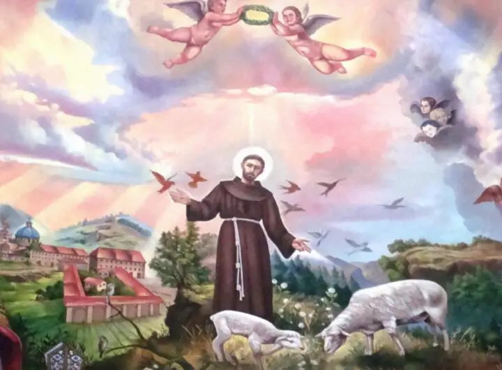 History of St Francis Prayer for peace, lyrics in Latin, English, Spanish and French.